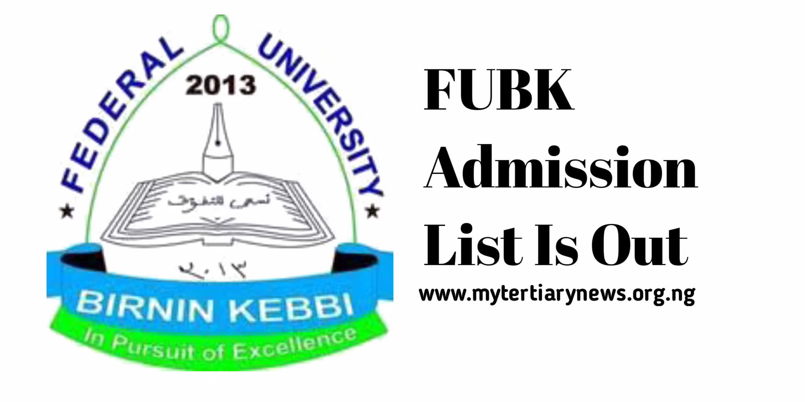 FUBK Image || FUBK Admission List Is Out