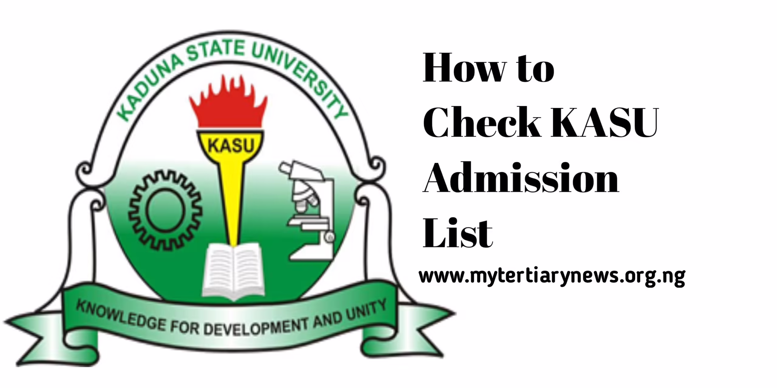 KASU Image || How to Check KASU Admission List