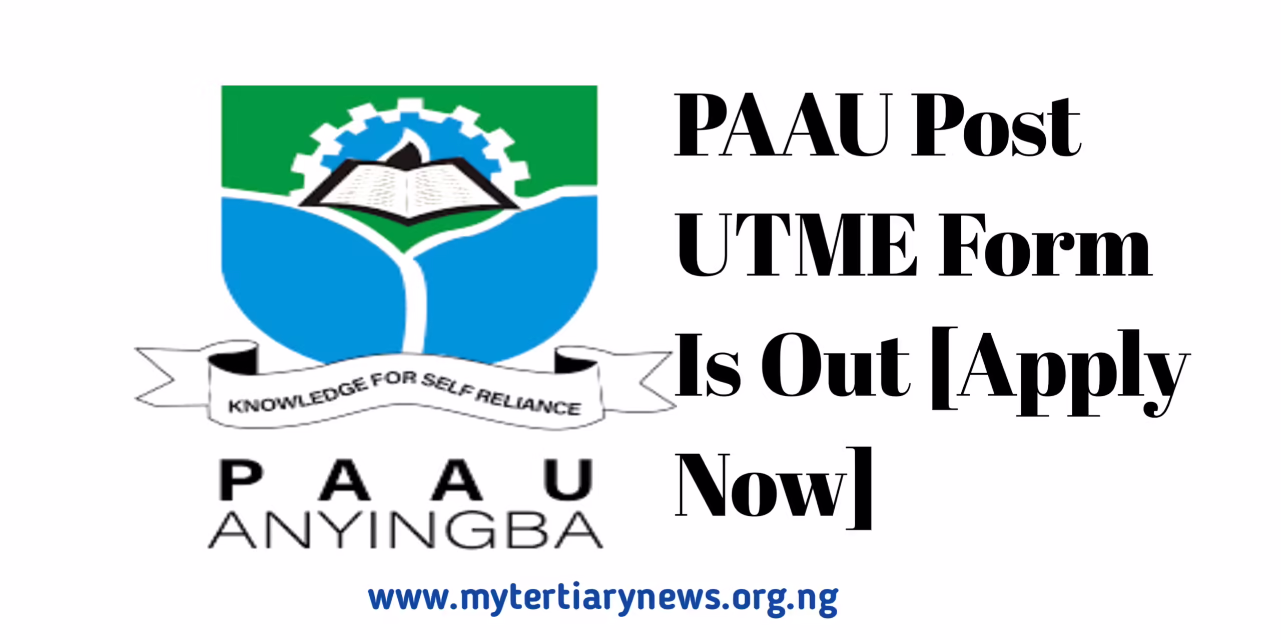 PAAU Image || PAAU Post UTME Form